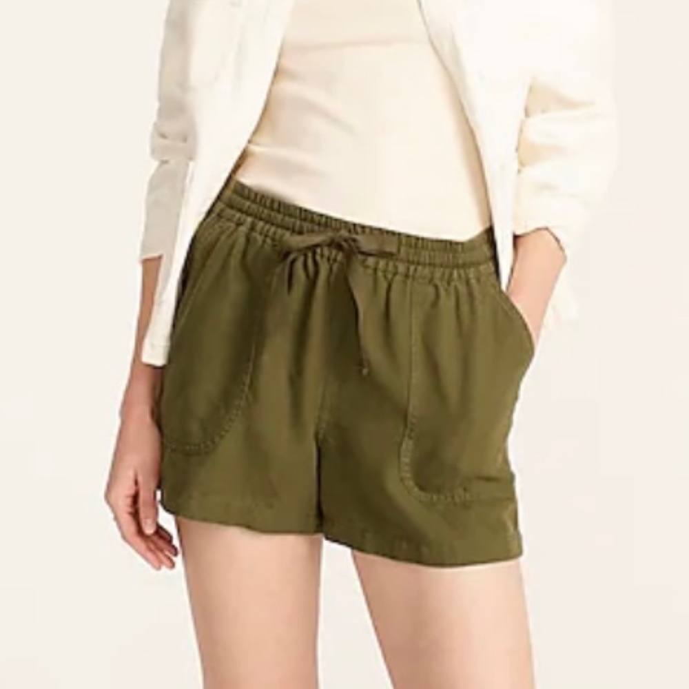 NWT J. Crew Seaside Short in Linen Blend